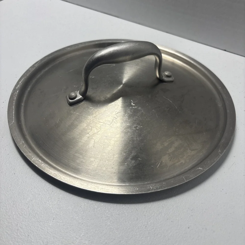 Stainless Steel Handled Replacement LID ONLY Inside Rim-9